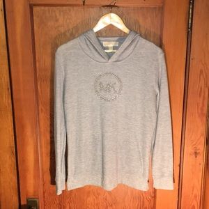 Super cute light grey Michael Kors hoodie!